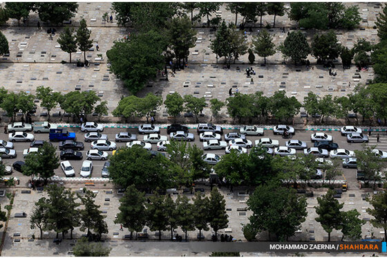 تصاویر هوایی مراسم "چراغ برات"
