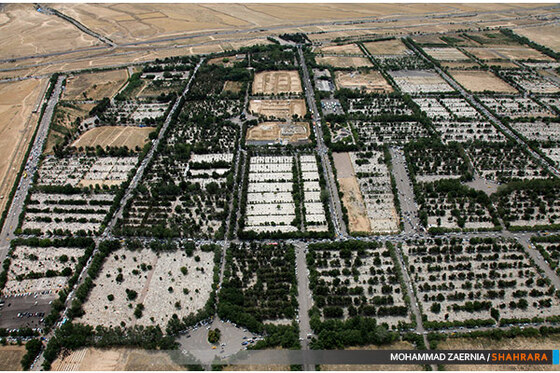تصاویر هوایی مراسم "چراغ برات"