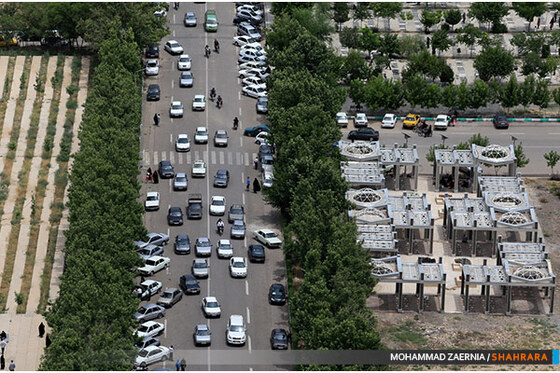 تصاویر هوایی مراسم "چراغ برات"