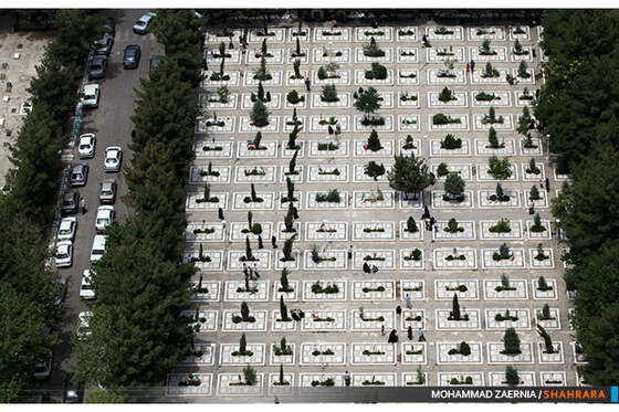 تصاویر هوایی مراسم "چراغ برات"