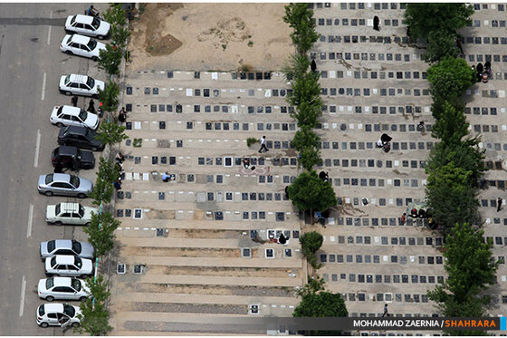 تصاویر هوایی مراسم "چراغ برات"