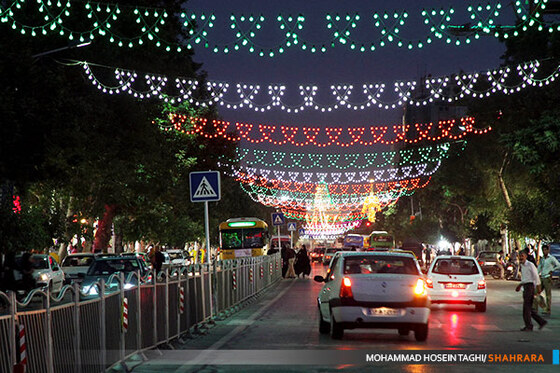 آذین بندی نیمه شعبان