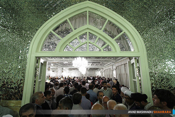 جشن نیمه شعبان در حرم رضوی