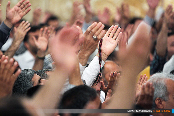 جشن نیمه شعبان در حرم رضوی