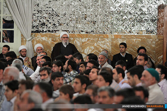 جشن نیمه شعبان در حرم رضوی
