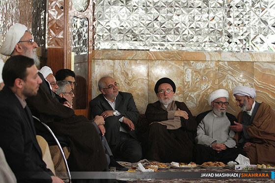 جشن نیمه شعبان در حرم رضوی