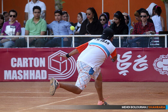 مسابقه فینال تنیس قهرمانی کشور