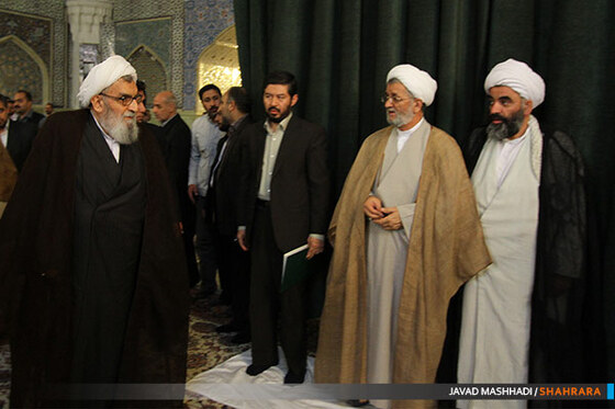 مراسم بزرگداشت شهدای هفتم تیر در حرم رضوی