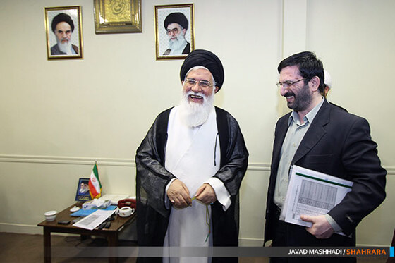 دیدار جمعی از تولید کنندگان با امام جمعه مشهد
