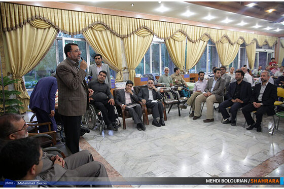 دیدار شهردار مشهد با جانبازان