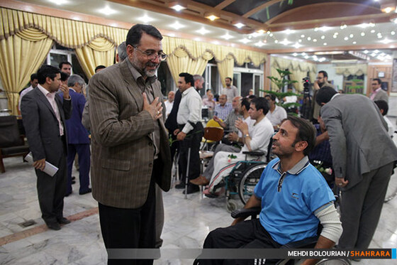 دیدار شهردار مشهد با جانبازان