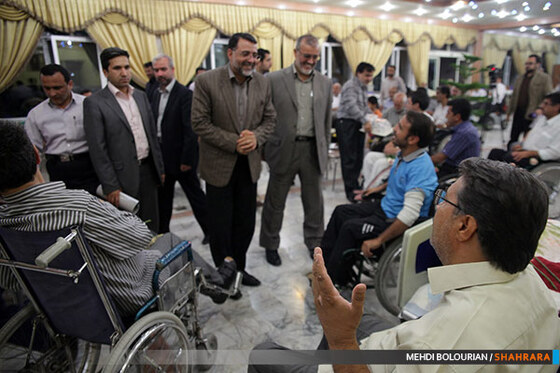 دیدار شهردار مشهد با جانبازان