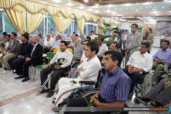 دیدار شهردار مشهد با جانبازان