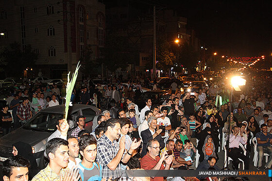 جشن های اعیاد شعبانیه در بلوار هنرستان
