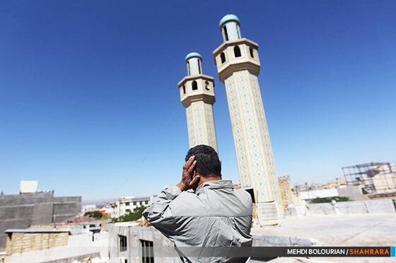 غبارروبی مسجد جامع رضوی