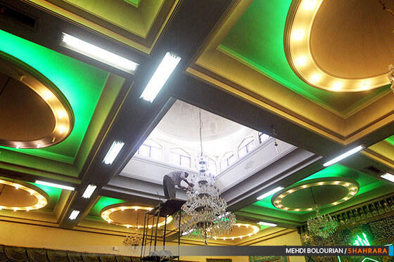 غبارروبی مسجد جامع رضوی