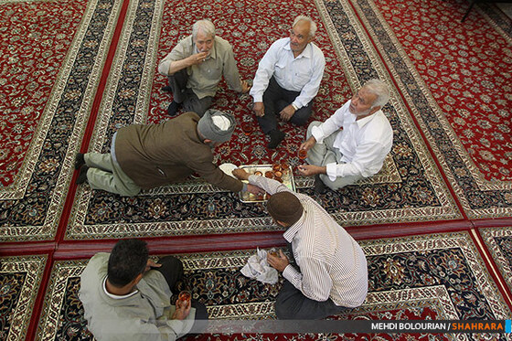 غبارروبی مسجد جامع رضوی