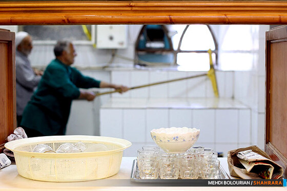 غبارروبی مسجد جامع رضوی