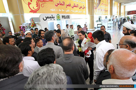  استقبال از محمد مشمول نفر دوم مسابقات بین المللی قرآن