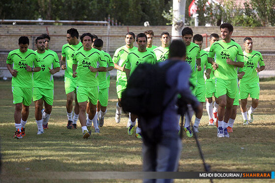آغاز تمرینات تیم فوتبال پدیده