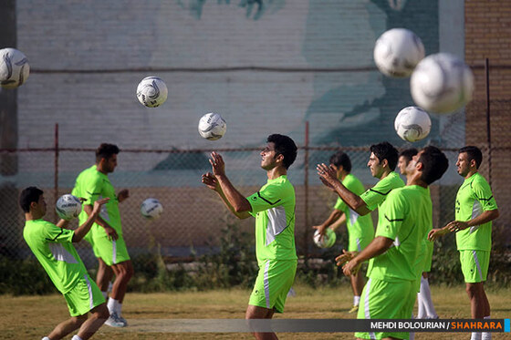 آغاز تمرینات تیم فوتبال پدیده