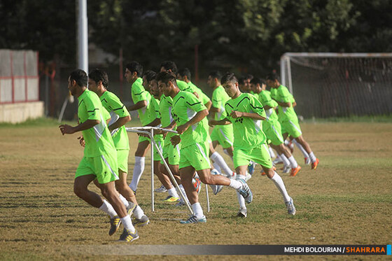 آغاز تمرینات تیم فوتبال پدیده