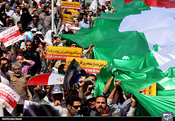 راهپیمایی پرشکوه روز قدس در مشهد