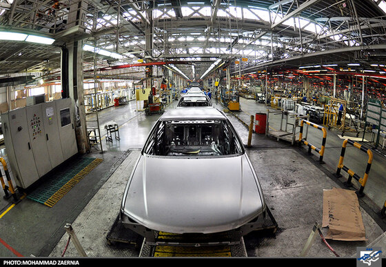 خط تولید ایران خودرو خراسان