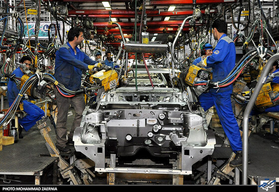 خط تولید ایران خودرو خراسان