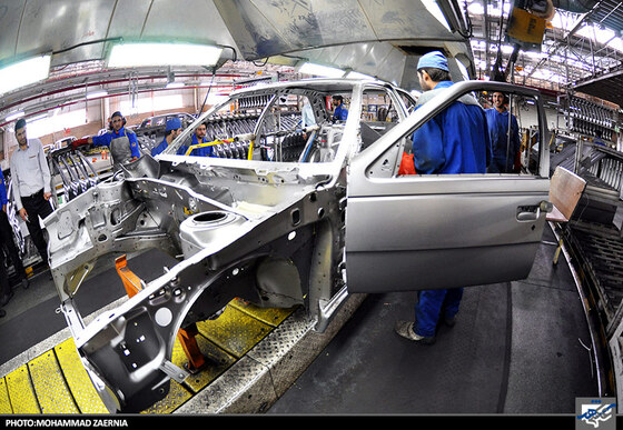 خط تولید ایران خودرو خراسان