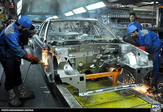 خط تولید ایران خودرو خراسان