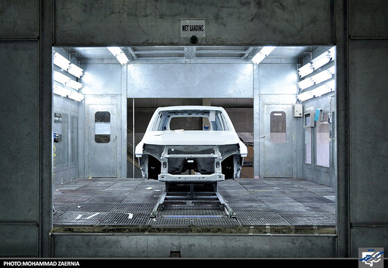 خط تولید ایران خودرو خراسان