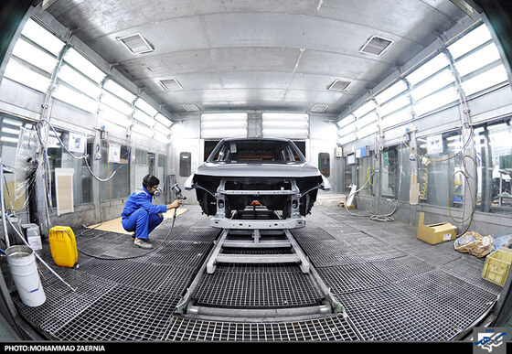 خط تولید ایران خودرو خراسان