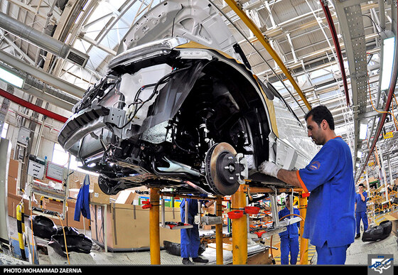 خط تولید ایران خودرو خراسان