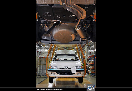 خط تولید ایران خودرو خراسان