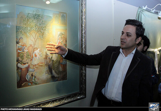رونمایی از سه اثر نگارگری با موضوع امام رضا(ع)