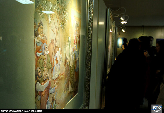 رونمایی از سه اثر نگارگری با موضوع امام رضا(ع)