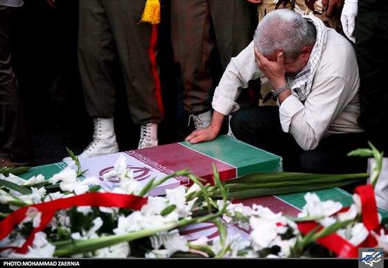 استقبال از پیکر مطهر 6 شهید گمنام دفاع مقدس‎