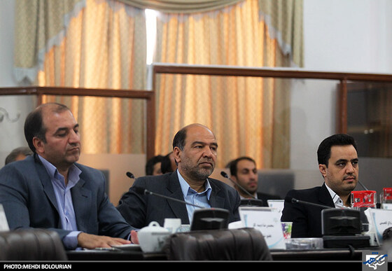 اعضای شورای شهر مشهد در جلسه علنی شورای شهر مشهد