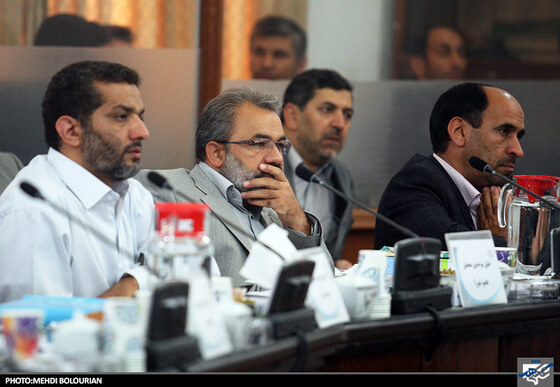 اعضای شورای شهر مشهد در جلسه علنی شورای شهر مشهد