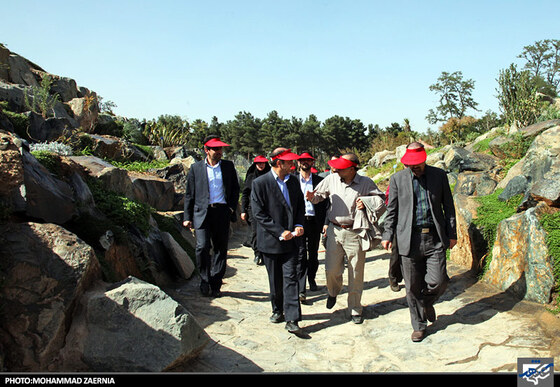  بازدید اعضای کمیسیون خدمات شهری شورای شهر از باغ گیاه شناسی 