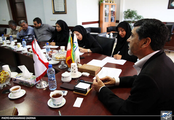 نشست خبری آتش‌پاد دوم حسن جعفری مدیرعامل سازمان آتش نشانی