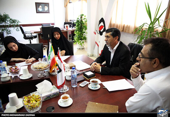 نشست خبری آتش‌پاد دوم حسن جعفری مدیرعامل سازمان آتش نشانی