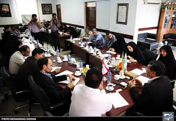 نشست خبری آتش‌پاد دوم حسن جعفری مدیرعامل سازمان آتش نشانی