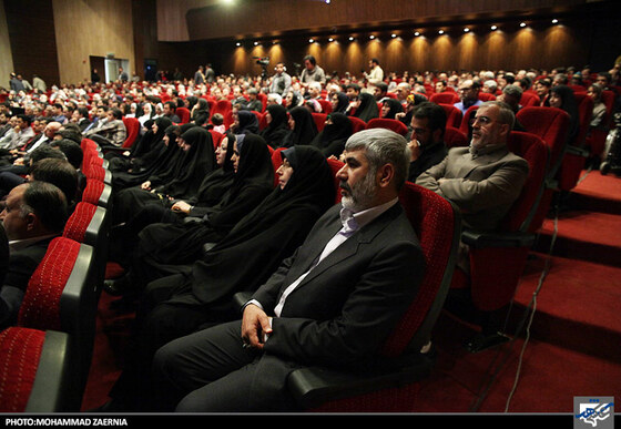 حضور محمد احراری مدیرکل سابق بنیاد حفظ و نشر آثار دفاع مقدس  در مراسم تقدیر از 6 سال تلاش سید محمد پژمان