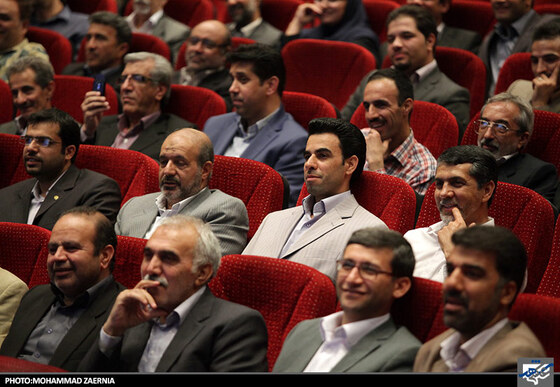 حضور محسن ترکی داور فوتبال در مراسم تقدیر از 6 سال تلاش سید محمد پژمان