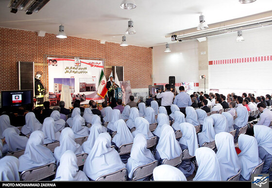 مراسم افتتاح همزمان 2 ایستگاه آتش نشانی