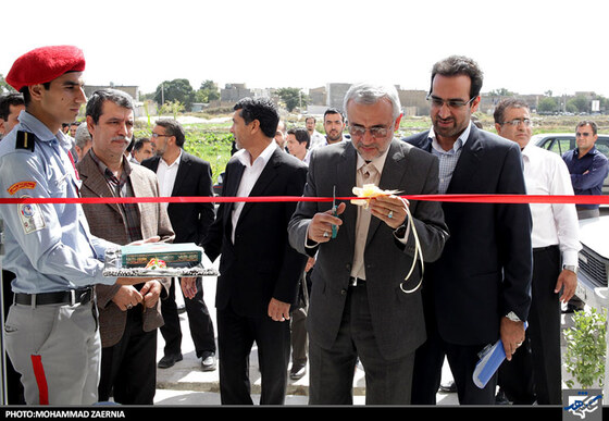 مراسم افتتاح همزمان 2 ایستگاه آتش نشانی