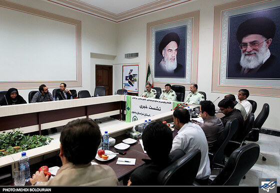 نشست خبری سردار بهمن امیری مقدم فرمانده انتظامی خراسان رضوی