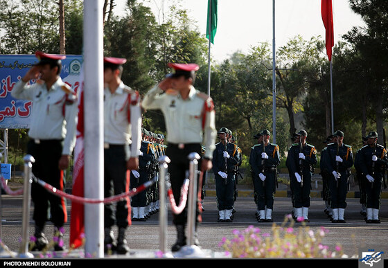 صبحگاه مشترک نیروی انتظامی